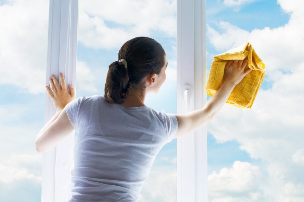 Washing windows